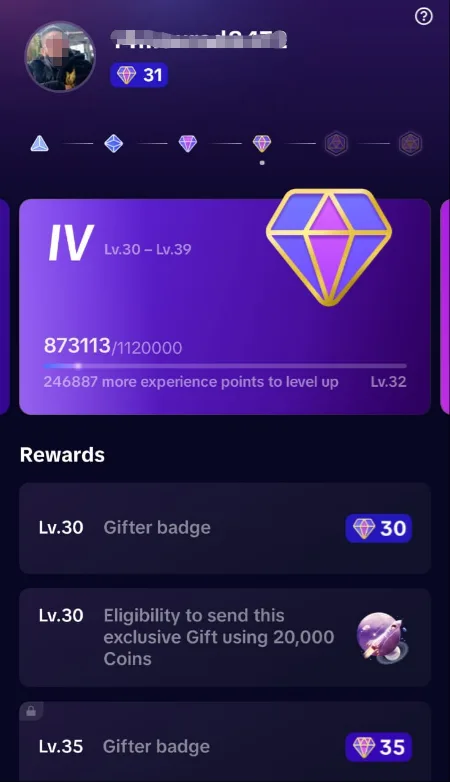 Buy TikTok Level 31 Gifter Badge Account – Unlock High-Status Features — screenshot 1