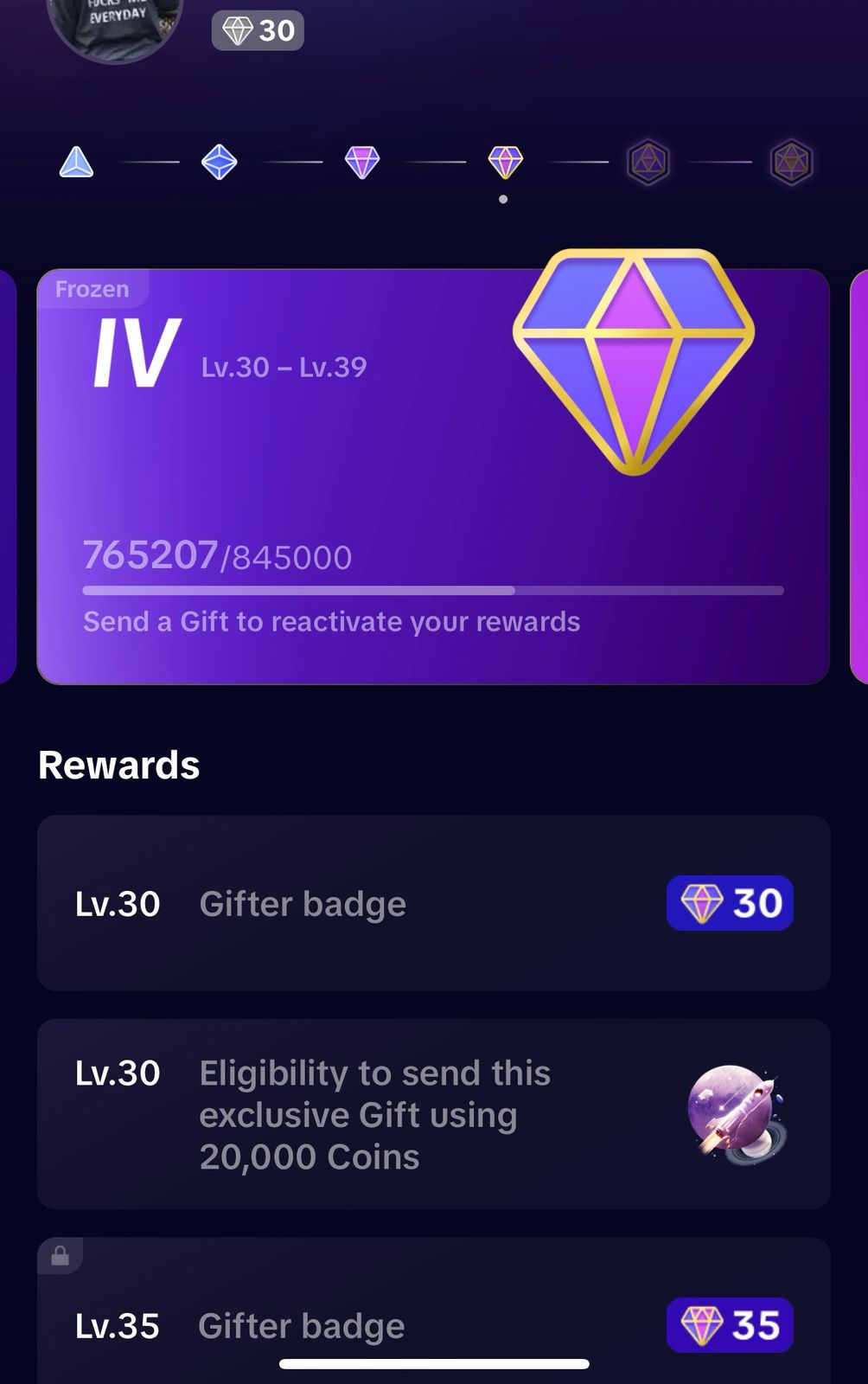 TikTok gifter 39 account for sale